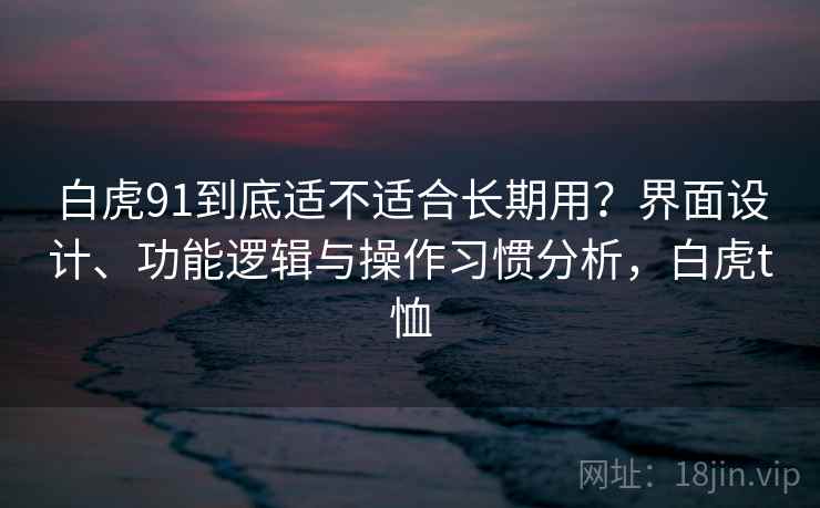 白虎91到底适不适合长期用?界面设计、功能逻辑与操作习惯分析,白虎t恤