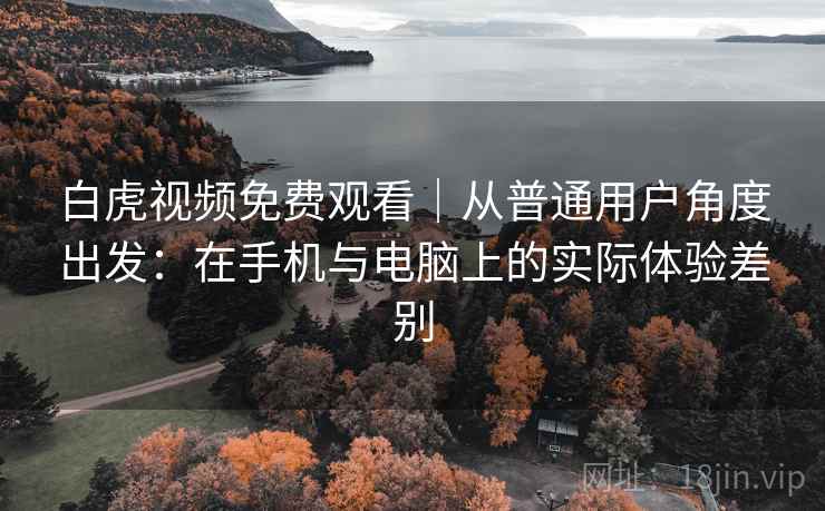 白虎视频免费观看|从普通用户角度出发:在手机与电脑上的实际体验差别