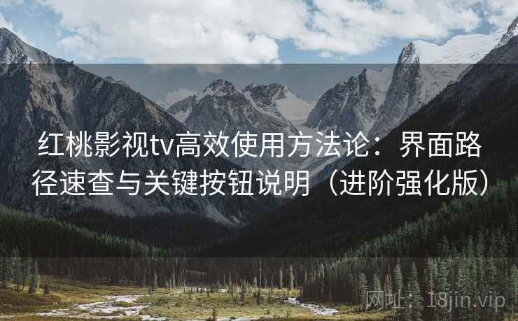 红桃影视tv高效使用方法论:界面路径速查与关键按钮说明(进阶强化版)
